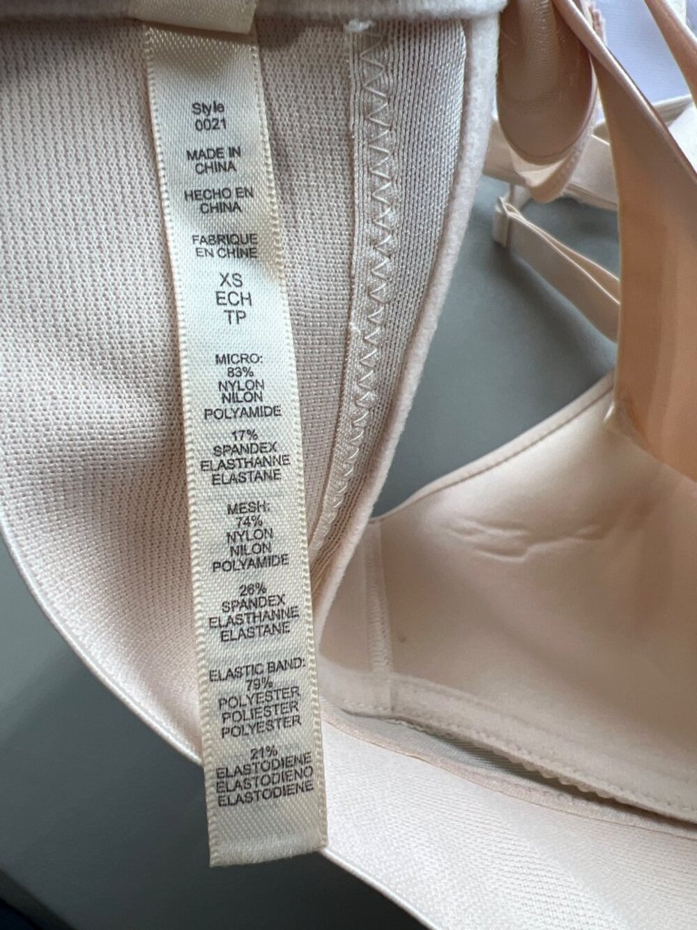 Rhonda Shear Bra XS Molded Cup Wrap Back 2 Pack White Light Beige Lounge 593.19 - Picture 6 of 11